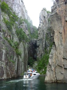 Impressive cliffs on the Lysefjord
